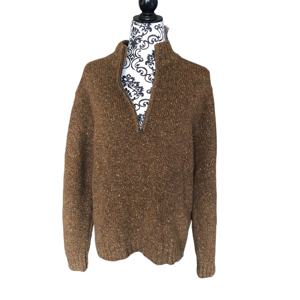 Woolwich Lambswool 1/4 zip Sweater